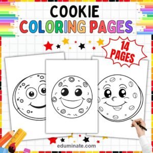 Bakery Coloring Pages Bundle | Cookies, Cupcakes and Bakery Treats page 1