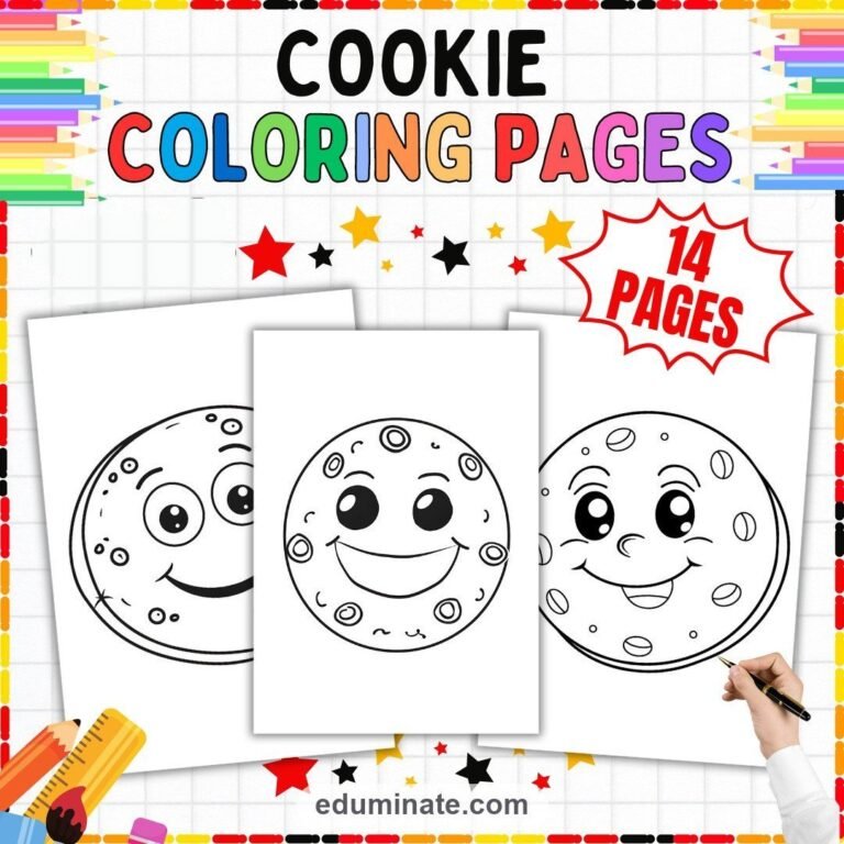 Bakery Coloring Pages Bundle | Cookies, Cupcakes and Bakery Treats cover 1