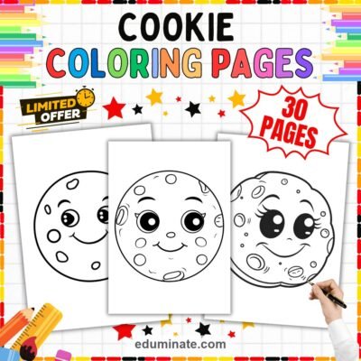 Cookies Coloring Sheets | Sweet Treats Art and Fun Coloring Pages for Kids — resource cover