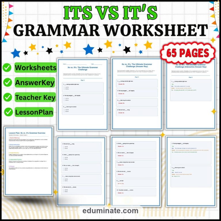 Word Study Worksheets Bundle | Prefixes, Suffixes and Commonly Confused Words cover 3