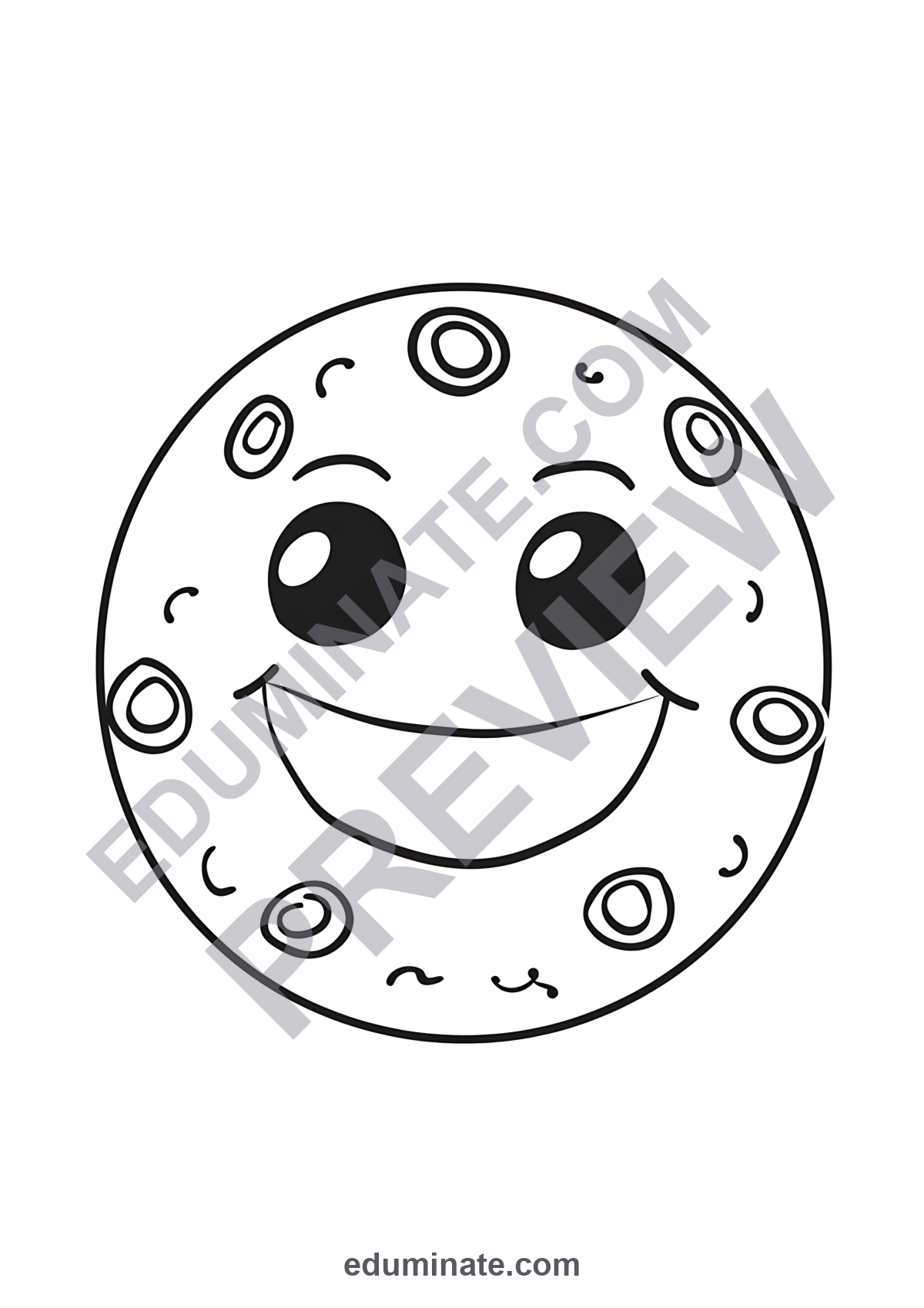 Preview sheet 1 of Cookie Coloring Pages | Sweet Treats Art Activity for Preschool Classrooms