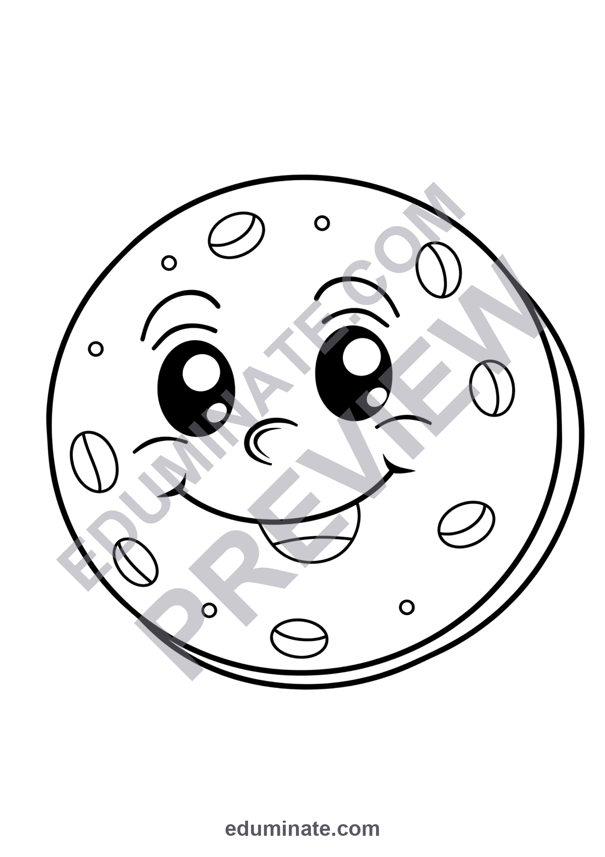 Preview sheet 4 of Cookie Coloring Pages | Sweet Treats Art Activity for Preschool Classrooms