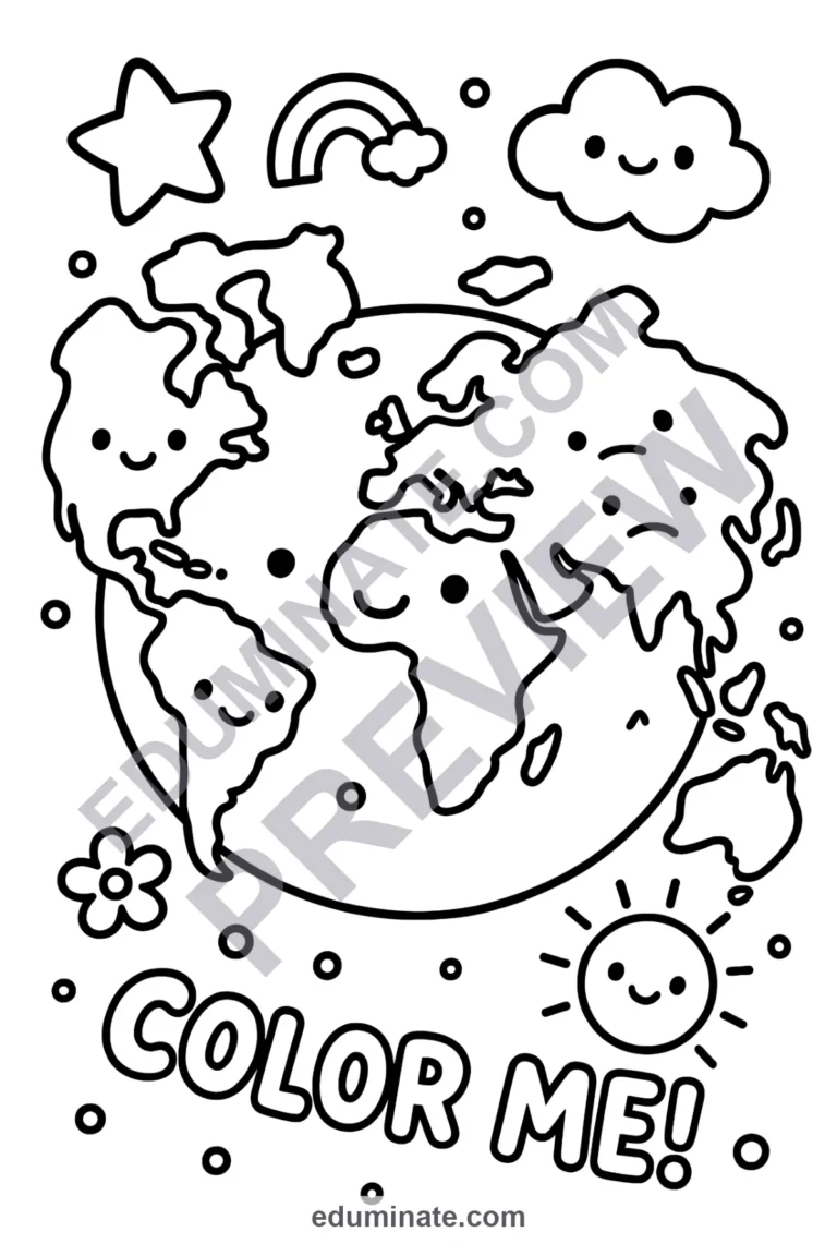 Continents Coloring Pages, 53 Simple Printable Maps