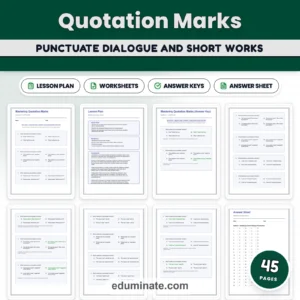 5th Grade Worksheets Bundle | Grammar and Reading Comprehension Packs page 6