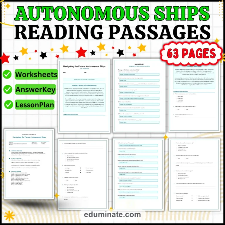 Transportation Reading Passages Bundle | Flying Taxis, Maglev Trains and Self-Driving Cars cover 1