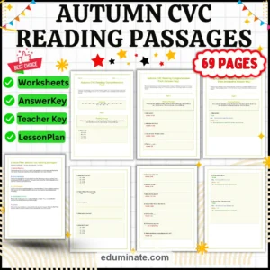 1st Grade Worksheets Bundle | Reading, Phonics, Math and Grammar Packs page 6