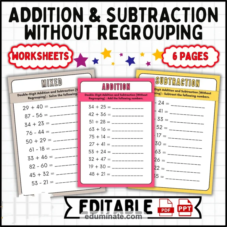 Math Mega Bundle | Worksheets, Flashcards and Math Coloring Packs cover 5
