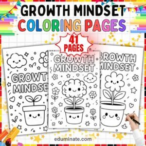 Growth Mindset Coloring Sheets Bundle | Affirmations, Quotes and Smart Cookie Sheets page 6