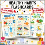 Healthy Habits Posters | Printable Healthy Habits Poster Pages | 60 Pages cover
