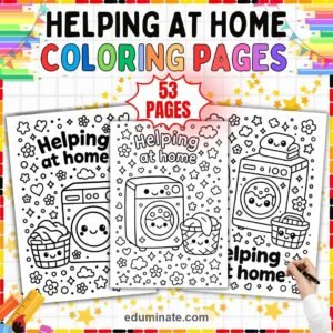 Islamic Coloring Pages Bundle | Ramadan, Kindness and Good Manners Sheets page 5