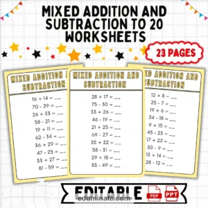 Math Mega Bundle | Worksheets, Flashcards and Math Coloring Packs page 8