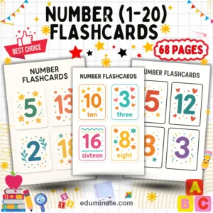 Number Flashcards Bundle | Counting Cards for Preschool and Kindergarten page 3