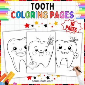 Hand Washing Coloring Sheets Bundle | Hand Washing and Dental Health Sheets page 8
