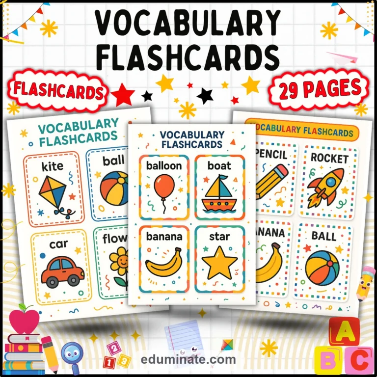 Vocabulary Flashcards Bundle | Tools, Community Helpers, Vehicles and Classroom Words cover 5