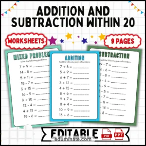Math Mega Bundle | Worksheets, Flashcards and Math Coloring Packs page 2
