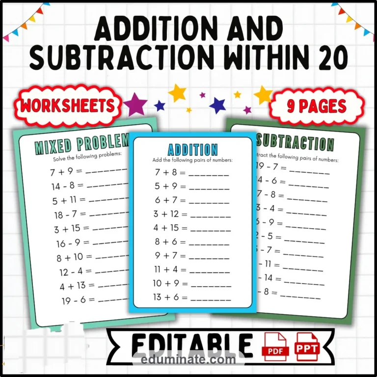 Math Mega Bundle | Worksheets, Flashcards and Math Coloring Packs cover 2