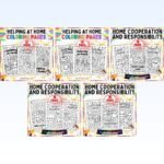 Chores Coloring Pages Bundle | Helping at Home and Responsibility Sheets cover