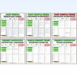 Verb Tense Worksheets Bundle | Past Simple and Present Tense Grammar Packets cover