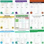 Middle School Worksheets Bundle | Grammar and Reading Packs, Grades 6-8 cover