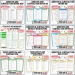 Math Mega Bundle | Worksheets, Flashcards and Math Coloring Packs cover