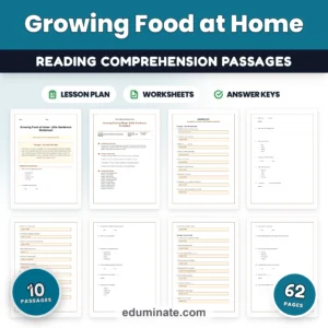 Plants Worksheets Bundle | Plant Life Cycles, Carnivorous Plants and Growing Food page 7