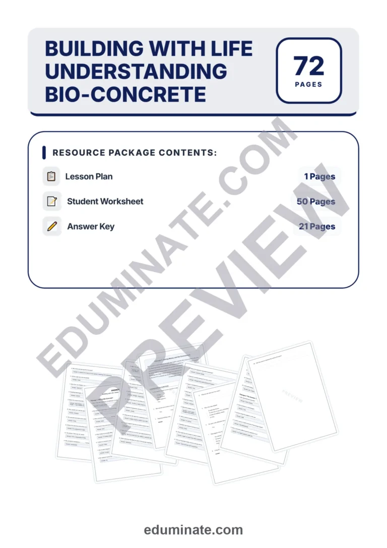 Bio Concrete Reading Comprehension Passages And Questions Worksheets Packet sample page 1