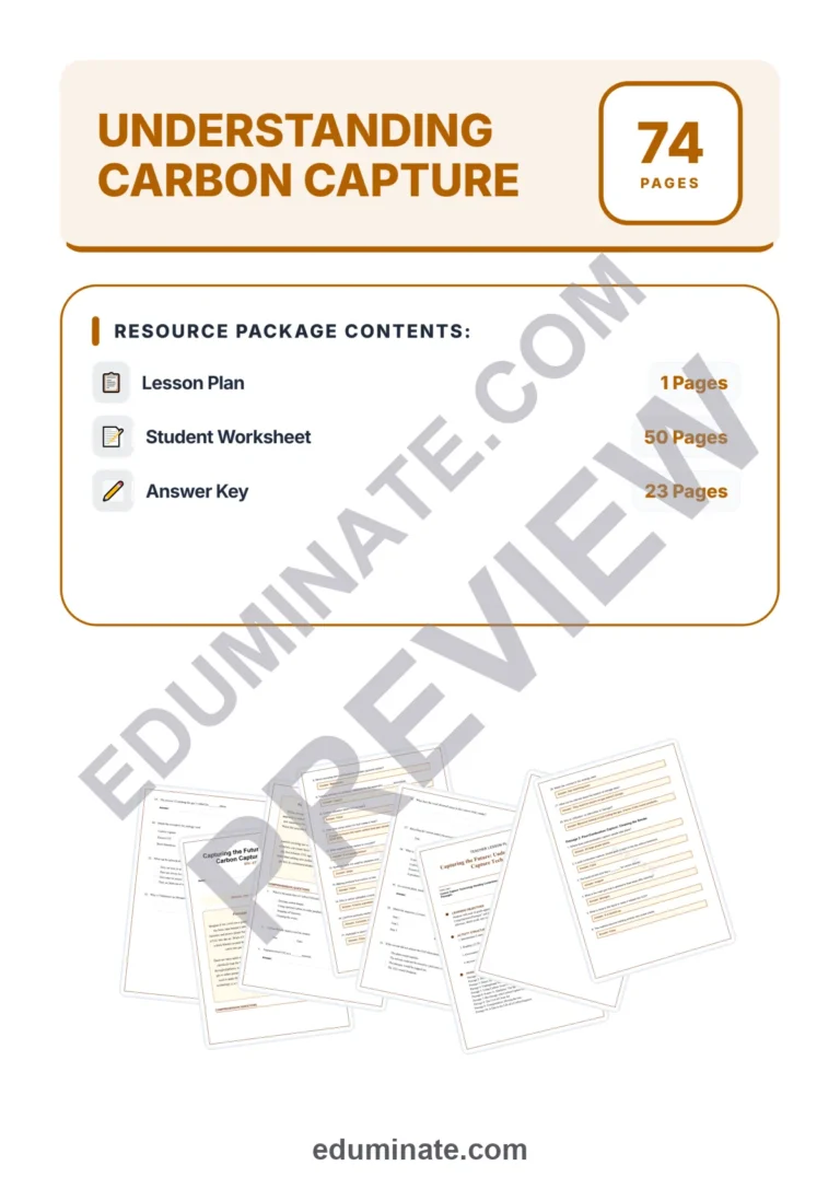 Carbon Capture Reading Comprehension Passages And Questions Worksheets Packet sample page 1