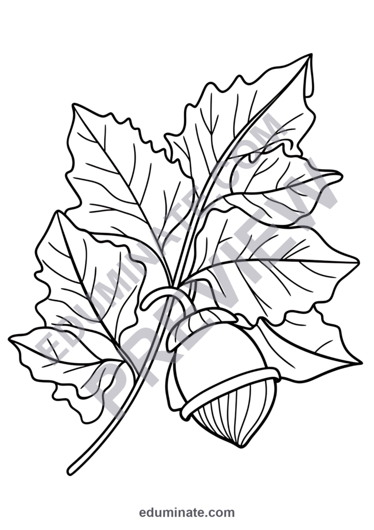 September Coloring Sheets Back to School and Fall Activity Pack for Kids Fun sample page 1