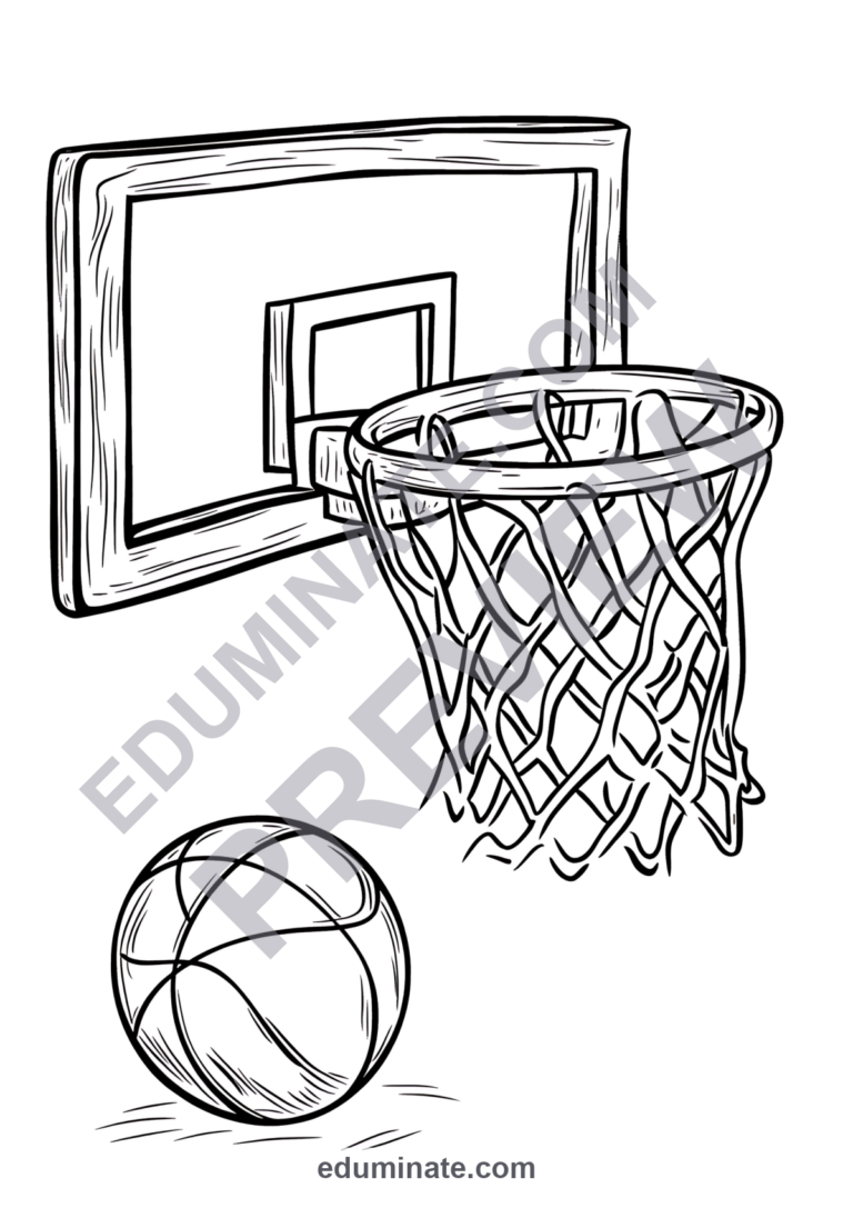 Sports Balls Coloring Pages 80 Athletic Football Soccer Baseball Art Sheets sample page 1