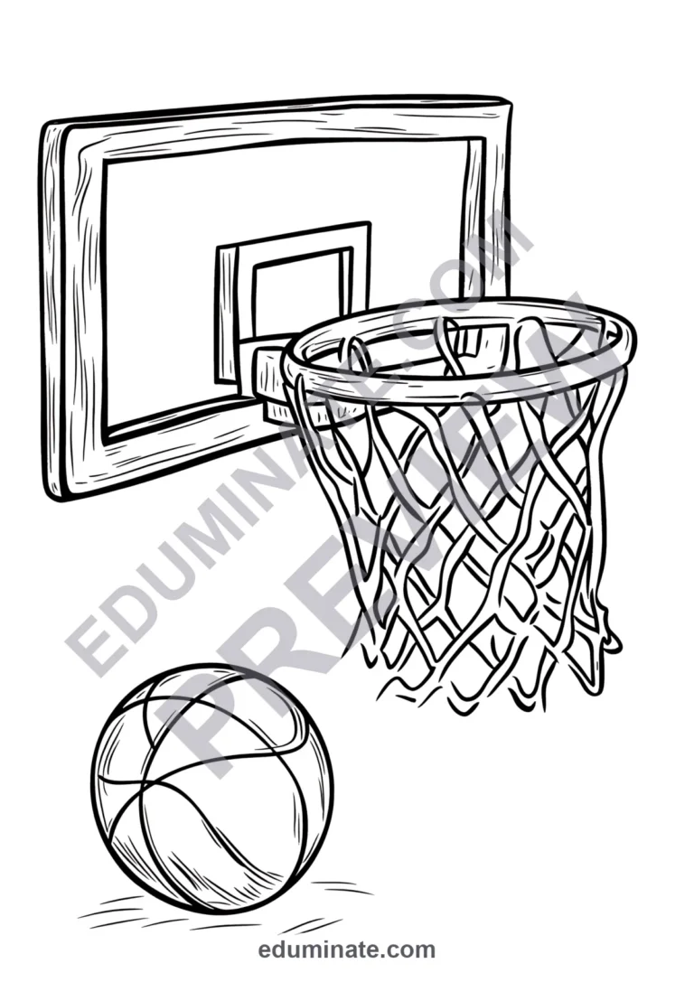 Sports Balls Coloring Pages 80 Athletic Football Soccer Baseball Art Sheets sample page 1