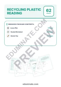Recycling Reading Passages: Reading Passages with Answer Keys, Grades 2-6 page 1