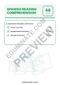 Spanish Reading Activities – Second Grade Spanish Reading Passages and Questions page 1