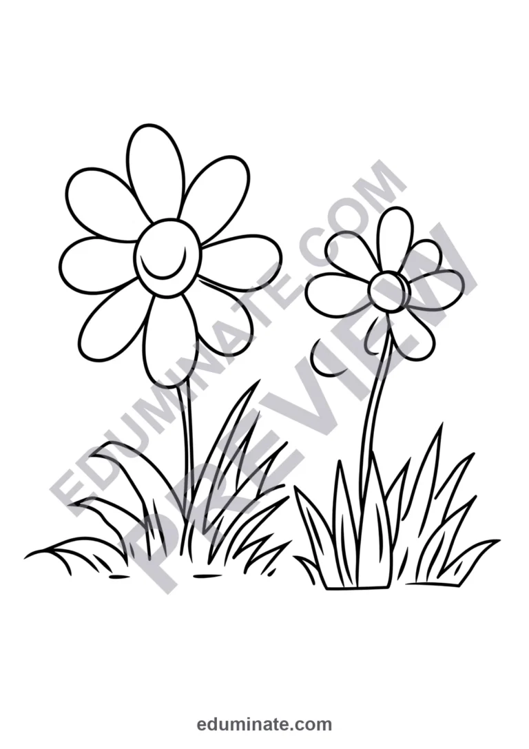 Spring Flower Color Printables 27 Easy Spring Time Coloring Pages for Creative Kids Art