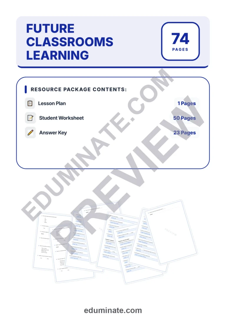 Augmented Reality Reading Comprehension – Future Classrooms 10 Reading Passages sample page 1