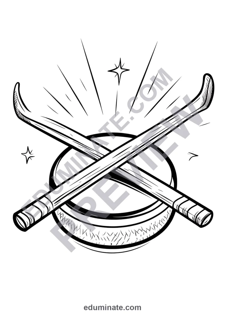 Printable Sports Coloring Pages Team Games and PE Activity Pack for Kids Fun sample page 2