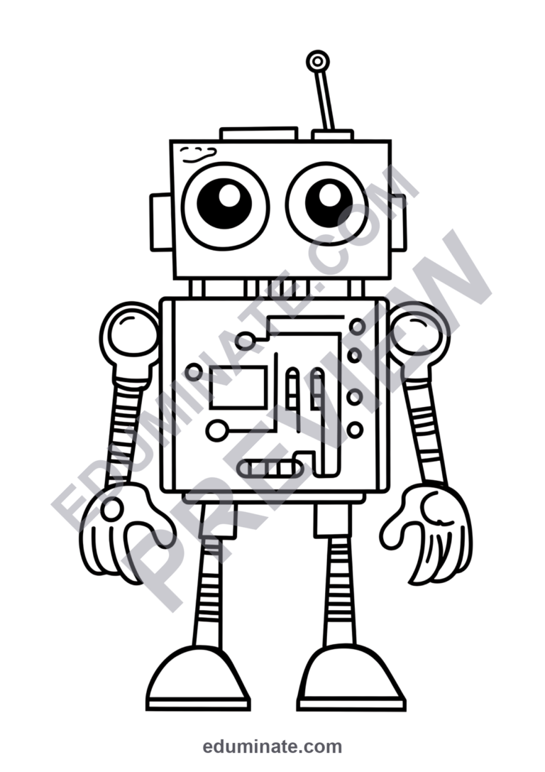 Technology Coloring Pages Modern Computers and Gadgets Activity Sheets Kids sample page 2