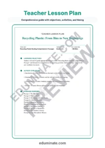 Recycling Reading Passages: Reading Passages with Answer Keys, Grades 2-6 page 2
