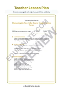 Solar Energy Reading Comprehension Passages Science Worksheets 6th 8th Grade page 2