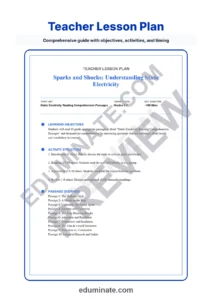 Static Electricity Worksheets: Reading Passages with Answer Keys, Grades 3-7 page 2
