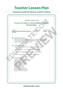 Symbiotic Relationships Reading Comprehension Passages Worksheets Grades 3 to 7 page 2