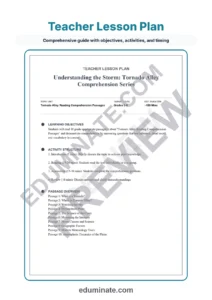 Tornado Worksheets: Reading Comprehension Passages with Answer Keys, Grades 3-8 page 2