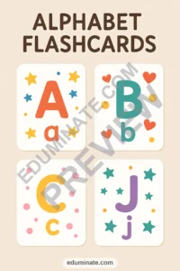 Alphabet Flashcards Printable, 103 Letter Recognition Cards for PreK and K page 2