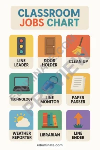 Preschool Classroom Jobs Chart | Classroom Jobs Chart with Pictures | 26 Pages page 2