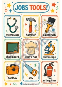 Community Helpers and Their Tools Flashcards | Jobs Tools Cards | 28 Pages page 2