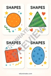 Shapes Flashcards | Printable Shape Cards for Preschool and Pre-K | 71 Pages page 2