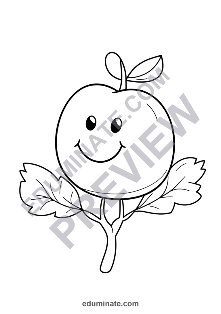 Printable September Coloring Pages Fall Weather Activity Sheets Pack Kids sample page 3