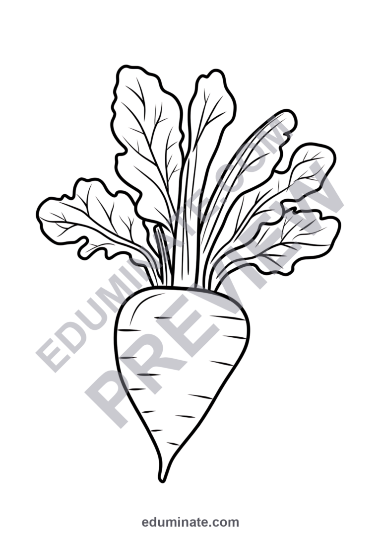 Fruits and Veggies Coloring Pages Healthy Food Art 100 Printable Worksheets sample page 3