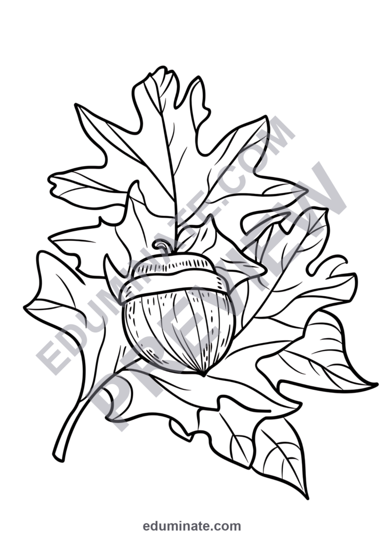 September Coloring Sheets Back to School and Fall Activity Pack for Kids Fun sample page 3