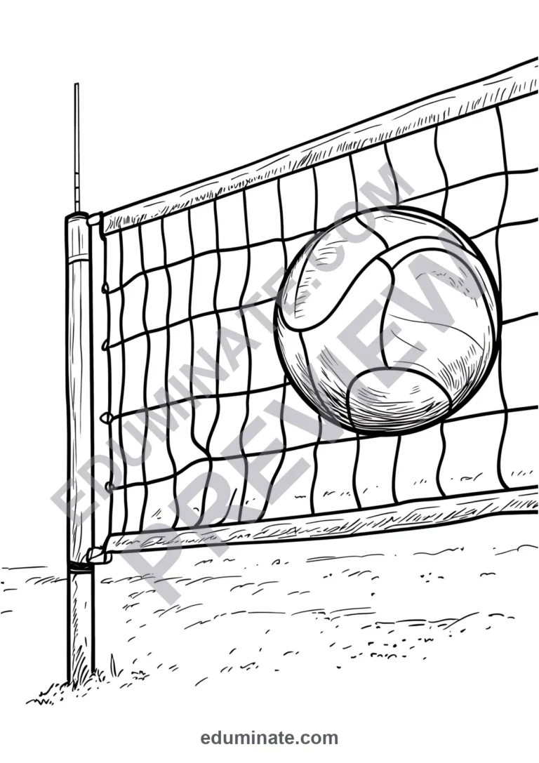 Sports Balls Coloring Pages 80 Athletic Football Soccer Baseball Art Sheets sample page 3