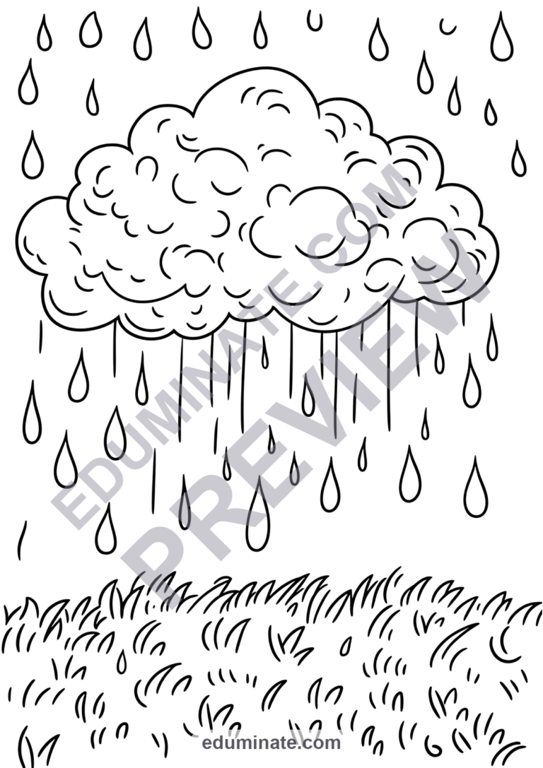 Weather Seasons Coloring Pages Annual Climate Cycle Activity Pack for Kids sample page 3